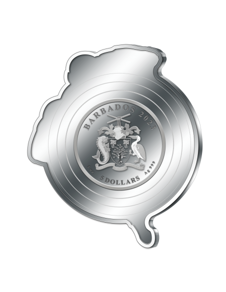 FLASH DC Comics 5 Oz Silver Coin 5$ Barbados 2023 - Coins & More - Barbade