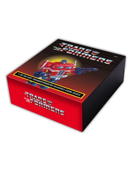 OPTIMUS PRIME Transformer Shaped 1 Oz Silver Coin 5$ Samoa 2023 - Coins & More - Samoa