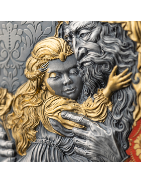 THE GOLDEN TOUCH 2 Oz Silver Coin 2000 Francs CFA Cameroon 2023 - Coins & More - Cameroun