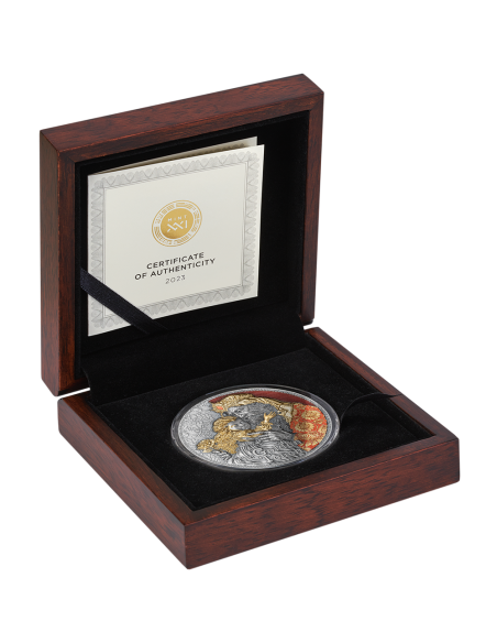 THE GOLDEN TOUCH 2 Oz Silver Coin 2000 Francs CFA Cameroon 2023 - Coins & More - Cameroun
