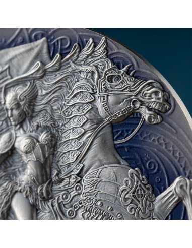 VALKYRIE Femina Bellator 2 Oz Silver Coin 2000 Francs CFA Cameroon 2023 - Coins & More - Camerun