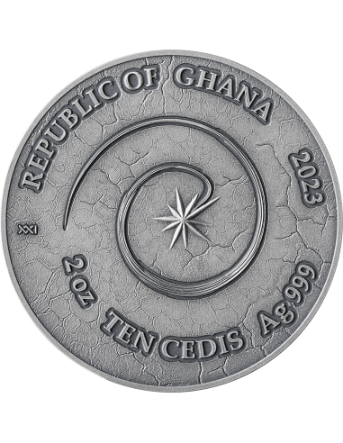 PHOENIX Chronicles of Fire 2 Oz Silver Coin 10 Cedis Ghana 2023 - Coins & More - Ghana
