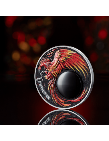 PHOENIX Chronicles of Fire 2 Oz Silver Coin 10 Cedis Ghana 2023 - Coins & More - Ghana