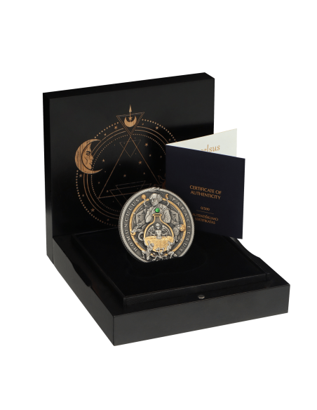 HOMUNCULUS PARACELSUS Alchemist 2 Oz Silver Coin 5$ Niue 2023 - Coins & More - Niue