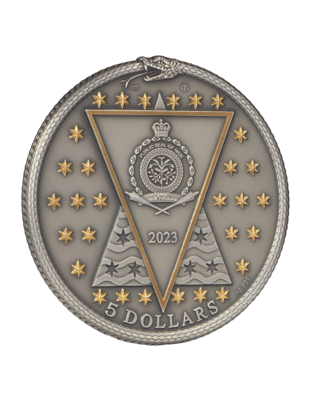 HOMUNCULUS PARACELSUS Alchemist 2 Oz Silver Coin 5$ Niue 2023 - Coins & More - Niue