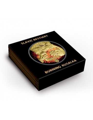 BURNING RUSALKA Slavic Bestiary 2 Oz Silver Coin 1000 Francs Cameroon 2023 - Coins & More - Cameroun