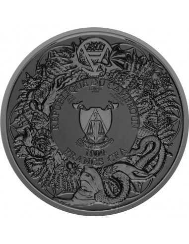 BURNING RUSALKA Slavic Bestiary 2 Oz Silver Coin 1000 Francs Cameroon 2023 - Coins & More - Cameroun