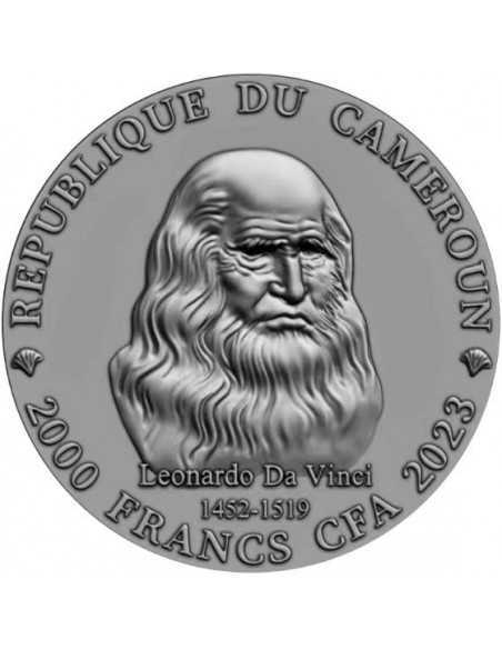 LEDA AND THE SWAN 2 Oz Silver Coin 2000 Francs Cameroon 2023 - Coins & More - Cameroon