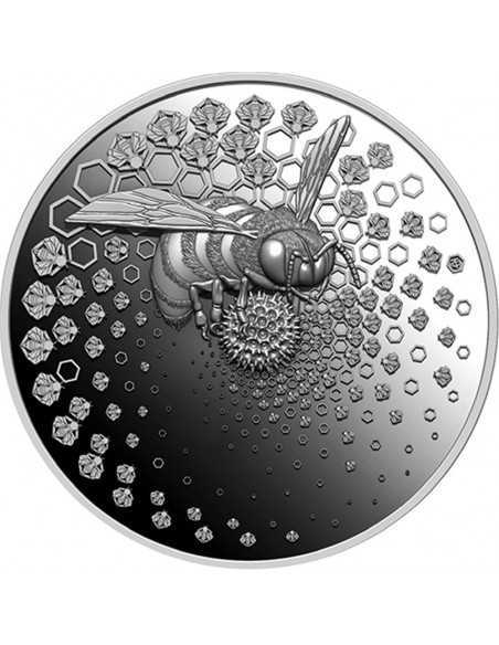 BEE Entoma 2 Oz Silver Coin 25$ Liberia 2023 - Coins & More - Cameroun