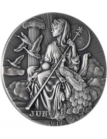 JUNO Roman Gods 2 Oz Silver Coin 2$ Niue 2022 - Coins & More - Niue