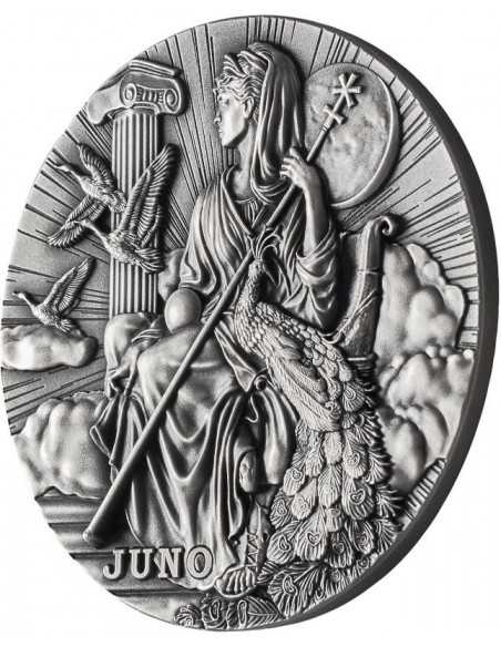 JUNO Roman Gods 2 Oz Silver Coin 2$ Niue 2022 - Coins & More - Niue