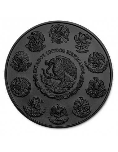 Mexico 1 oz Libertad " Day Of The Dead " Silver Ruthenium Plated Colorized Coin Dia De Los Muertos - Coins & More - Accueil