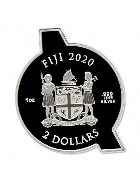 AVENGERS LOGO Marvel Pièce en Argent 1 Once $ Fiji 2020 - Coins & More - Fidji