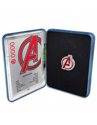 AVENGERS LOGO Marvel Pièce en Argent 1 Once $ Fiji 2020 - Coins & More - Fidji