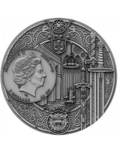 THE WITCHER Strega Last Wish 2 Oz Moneta Argento 5$ Niue 2019 - Coins & More - Niue