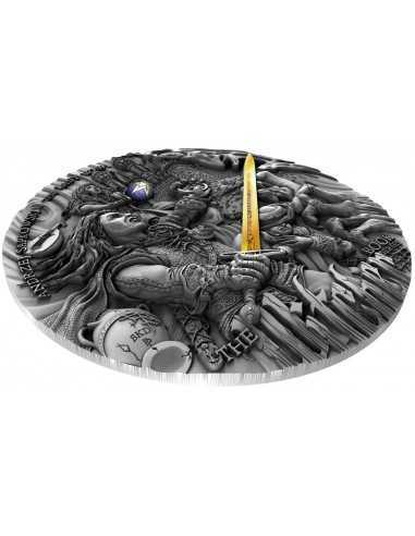 THE WITCHER Strega Last Wish 2 Oz Moneta Argento 5$ Niue 2019 - Coins & More - Niue