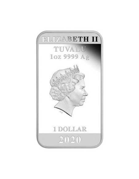 LUCKY CAT Maneki Neko 1 Oz Silver Coin 1$ Tuvalu 2020 - Coins & More - Tuvalu