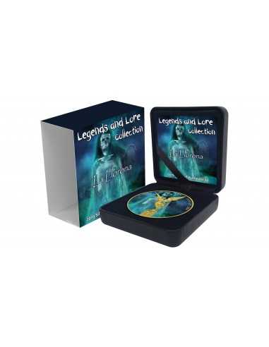LA LLORONA - LEGENDS AND LORE 1 Oz Silver & Gold plated libertad coin Mexico 2019