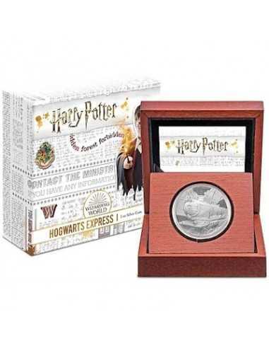 HOGWARTS EXPRESS Harry Potter 1 Oz Silver Coin 2$ Niue 2020 - Coins & More - Niue