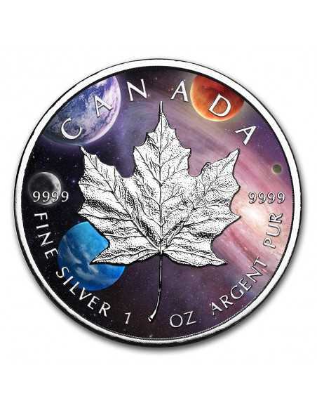 VOIX LACTÉE - MAPLE LEAF 1 Oz Silver coin 5$ Dollars Canada 2019 - Coins & More - Canada