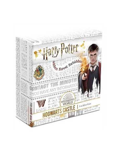 LE CHATEAU DE POUDLARD Harry Potter 1 Oz Silver Coin 2$ Niue 2020 - Coins & More - Niue