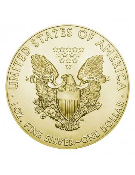 GETTYSBURG ADDRESS - LINCOLN SPEACH 1 Oz Silver & gold plated coin USA 2019 - Coins & More - Usa