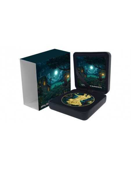 HALLOWEEN - 1 Oz Silver & gold plated coin USA 2019 - Coins & More - Usa