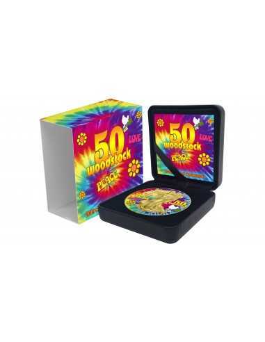 WOODSTOCK - 1 Oz Silver & gold plated coin USA 2019 - Coins & More - Usa