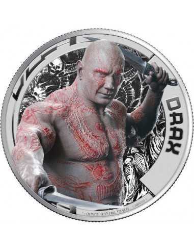 GUARDIANS OF THE GALAXY MARVEL 5x 1/2 Oz Silver Coin Set 2$ Cook Islands 2017 - Coins & More - Isole Cook