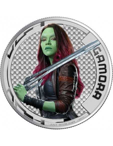 GUARDIANS OF THE GALAXY MARVEL 5x 1/2 Oz Silver Coin Set 2$ Cook Islands 2017 - Coins & More - Isole Cook