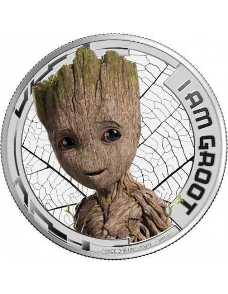 GUARDIANS OF THE GALAXY MARVEL 5x 1/2 Oz Silver Coin Set 2$ Cook Islands 2017 - Coins & More - Isole Cook