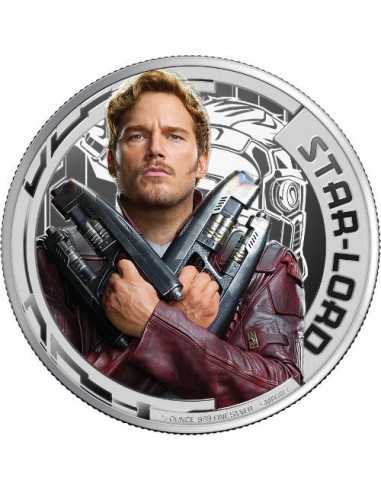 GUARDIANS OF THE GALAXY MARVEL 5x 1/2 Oz Silver Coin Set 2$ Cook Islands 2017 - Coins & More - Isole Cook
