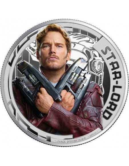 GUARDIANS OF THE GALAXY MARVEL 5x 1/2 Oz Silver Coin Set 2$ Cook Islands 2017 - Coins & More - Isole Cook