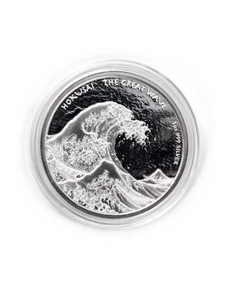 THE GREAT WAVE - 1$ Dollar FIJI 2017 1 Oz silver coin