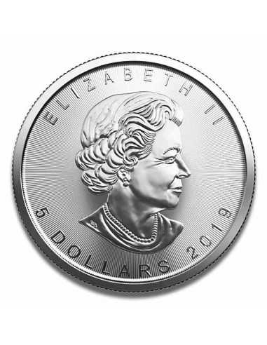 BEAR SPIRIT 1 Oz Silver coin 5$ Canada Maple Leaf 2019 - Coins & More - Canada