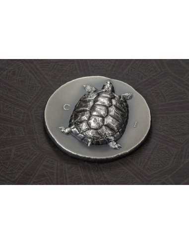 TORTOISE Turtle 1 Oz Silver Coin 5$ Cook Islands 2020