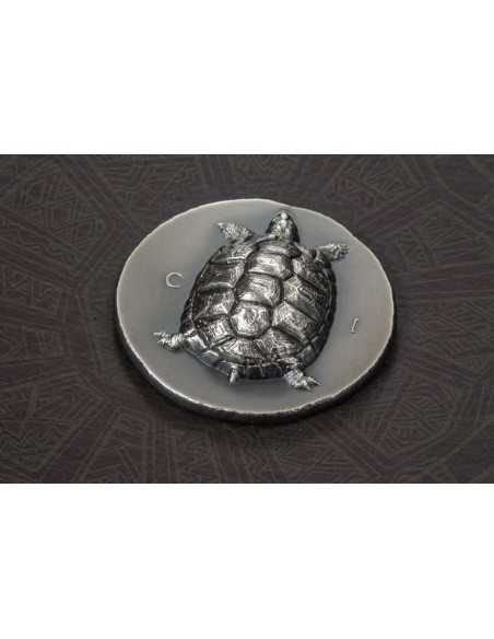 TORTOISE Turtle 1 Oz Silver Coin 5$ Cook Islands 2020