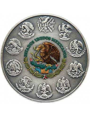 CRYSTAL SKULL V Day of the Dead Libertad 1 Oz Silver Coin Mexico 2018 - Coins & More - Mexique