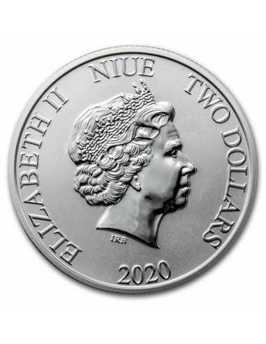Mickey & Pluto Disney 1 Oz Silver Coin 2$ Niue 2020 - Coins & More - Niue