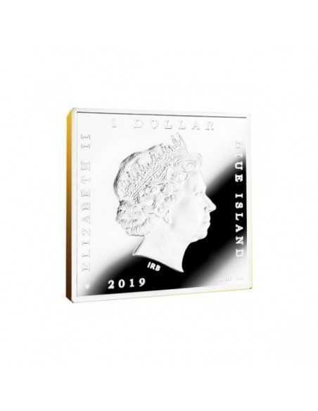 SUNFLOWERS Treasures of World Vincent Van Gogh 1 Oz Silver Coin 1$ Niue 2019 - Coins & More - Niue