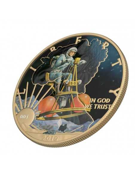 S-9 - Classic Sci-Fi 1 Oz Silver & Gold plated Coin 1$ Dollar USA 2019 - Coins & More - Usa