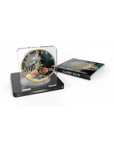 S-9 - Classic Sci-Fi 1 Oz Silver & Gold plated Coin 1$ Dollar USA 2019 - Coins & More - Usa