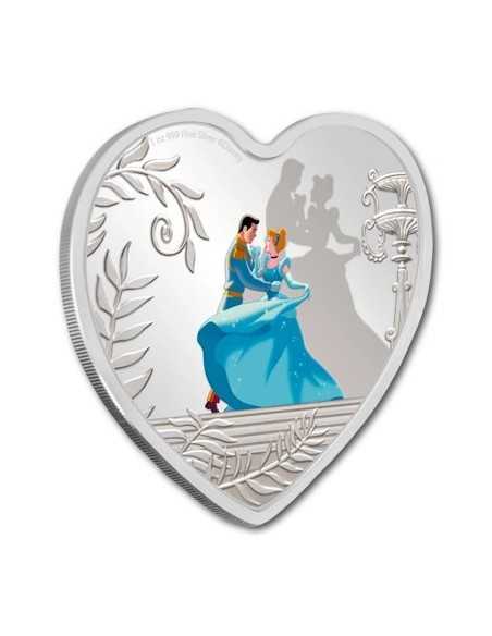 CINDERELLA Aschenputtel 70 Jahre Disney Princess 1 Oz Silber Münze 2$ Niue 2020