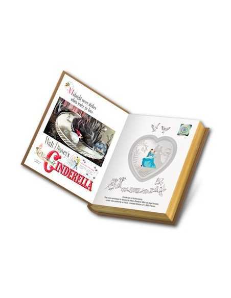 CINDERELLA Aschenputtel 70 Jahre Disney Princess 1 Oz Silber Münze 2$ Niue 2020