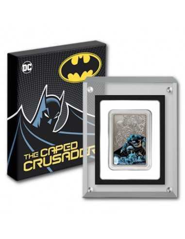 BATMAN HUSH Caped Crusader 1 Oz Silber Münze 2$ Niue 2020