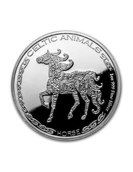 CELTIC ANIMALS : HORSE 500 Francs - 1 Oz silver coin Chad 2020 - Coins & More - Africa