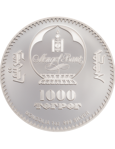 CHE GUEVARA Ernesto Serna Cuba Argentina 1 Oz Moneda Plata 1000 Togrog Mongolia 2018 - Coins & More - Mongolia