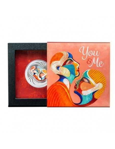 YOU AND ME Silber Münze 500 Franken Cameroon 2020