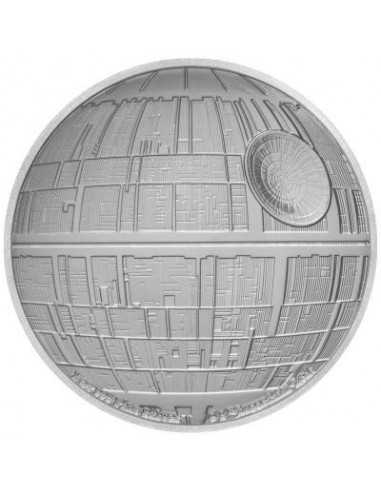 DEATH STAR Estrella de la Muerte Star Wars 1 Oz Moneda Plata 2$ Niue 2020 - Coins & More - Niue