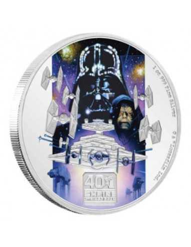 THE EMPIRE STRIKES BACK 40TH SET STAR Wars 1 Oz Silver Coins 1$ & 2$ Niue 2020 - Coins & More - Niue